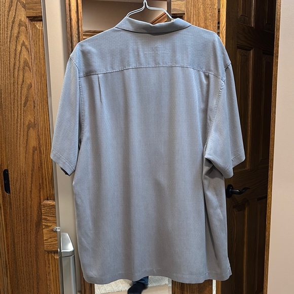 Tommy Bahama Gray Casual Button Down Shirt - Picture 7 of 7